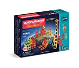 Magformers Landmark Set (100-Pieces) Rainbow Colors Magnetic Building Blocks, Educational Magnetic Tiles Kit , Magnetic Construction STEM Toy architecture Set