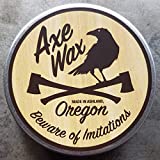 Axe Wax Premium Wood Finish - 2oz (60ml) of Quick-Drying Wax for Protecting and Restoring Axes, Knives, Damascus, San-Mai, Carbon Steel, Culinary, Knife, Wood Cutting Boards, Leather, and More