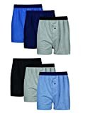 Hanes Men's ComfortSoft Boxer with Comfort Flex Waistband, Assorted-6 Pack, Medium