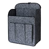 APSOONSELL Large Backpack Organizer Insert Felt Bag Organizer with Zipper Backpack Shaper Foldable Tote Organizer for Rucksack Shoulder Bag, Gray, S