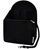 Vercord Felt Backpack Organizer Rucksack Insert Liner Inside Daypack Shoulder Bag Black Small