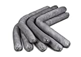 NPS Spill Control | Mildew-Resistant Absorbent Sock | Water Absorbing Snake | 3" x 48" | 1-Gal Absorbency | Pack of 12 | 12GS34