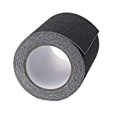 Favordrory 6 Inch x 20 Foot Anti Slip Traction Tape, Grip Tape Grit Non Slip, Outdoor Non Skid Treads, High Traction Friction Abrasive Adhesive Stairs Step, Black