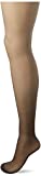 Hanes Women's Control Top Reinforced Toe Silk Reflections Panty Hose, Barely Black, C/D