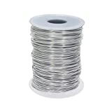 20 Gauge (0.8mm) 304 Stainless Steel Wire 328 Ft for Bailing Wire Sculpting Wire Artistic Wire Jewelry Making Wire Twine Bonsai Training Wire