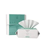 COTTONCARE Soft Dry Wipe 100% Cotton Unscented Cotton Tissues for Sensitive Skin Dry and Wet Facial Cotton Tissue Soft Baby Dry Wipe 3 PACK-300 Count