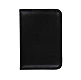 Samsill 70811 Professional Junior Padfolio/Business Portfolio, Mini 5 x 8 Writing Pad Included, Black