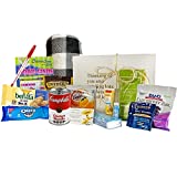 Thinking of you / Get well 14 piece gift box - Throw Blanket, Chicken Noodle Soup, Word Find Book, Body Lotion, Lip Balm, Elderberry Zinc Lozenges, and much more! Gift boxed!