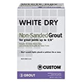 Custom Building Product Custom Building Product-WDG5-4 WDG5 5 lb Non-Sanded Tile Grout, 5-Pound, White|Whites