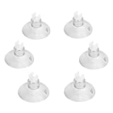 Pawfly 20-Piece Aquarium Suction Cup Clips Airline Tube Holders/Clamps for Fish Tank, Clear 0.2 Inch