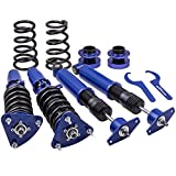 maXpeedingrods Coilovers Struts for Mazda 3 BK BL 2004-2013, for Mazdaspeed 3 Adjustable Height Struts Shock Lowering Kits - Blue