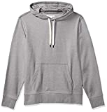Amazon Essentials Men's Lightweight French Terry Hooded Sweatshirt, Grey, Large