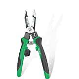 LAOA Wire Strippers 9 inch prolong Electricians Pliers muli-purpose needle nose pliers professional with Wire Stripper Crimper Cutter Function 320909