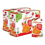 Happy Baby Organics Hearty Meals Stage 3 Baby Food, Vegetables & Beef Medley with Quinoa, 4 Oz, Pack of 16