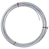 4LIFETIMELINES Galvanized Steel Brake Line, Fuel, Transmission Line Tubing Coil, 3/16 x 25