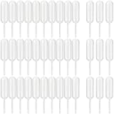 TOMNK 120pcs 4ml Plastic Cupcake Pipettes Squeeze Dropper Liquid Infuser Transfer Pipettes for Cupcakes, Strawberries