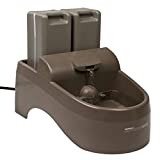 PetSafe Drinkwell Outdoor Dog Water Fountain, Pet Drinking Fountain, 450 oz Capacity Water Dispenser,gray