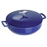 Staub Cast Iron 5-qt Bouillabaisse Pot - Dark Blue, Made in France