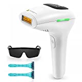 XSOUL At-Home IPL Hair Removal for Women and Men Permanent Hair Removal 999,999 Flashes Painless Hair Remover on Armpits Back Legs Arms Face Bikini Line, Corded