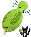 Small Dog Chew Toy for Aggressive Chewers Durable Squeaky Dog Toys 3 in 1 Flavored Dog Chew Toy Teething Clean Food Dispensing Natural Rubber for Medium Small Breed Best Dog Chew Toys from SanproGOGO