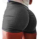 SEASUM Wome n Sports Short Booty Sexy Lingerie Gym Running Lounge Workout Yoga Spandex Short Hot Costume Outfit S
