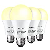 mfxmf 4 Pack LED Grow Light Bulb A19 Bulb, Full Spectrum Plant Light Bulb, 9W E26 Grow Bulb Replace up to 100W, Grow Light for Indoor Plants, Flowers, Greenhouse, Indore Garden, Hydroponic