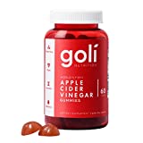 Apple Cider Vinegar Gummy Vitamins by Goli Nutrition - Immunity & Detox - (1 Pack, 60 Count, with The Mother, Gluten-Free, Vegan, Vitamin B9, B12, Beetroot, Pomegranate)