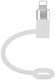 Maogoam USB C to iOS Adapter, [ Type C Female to iOS Male][PD 20W][Compatible iPhone 12/13, iPad, AirPods][Fits for Original MacBook USB C Charger Adapter], Support Apple Carplay, Not for Earphones