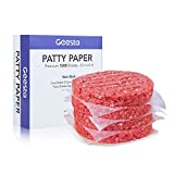 Geesta Burger Patty Papers for 6 Inch Burger Press (1000 pcs) Hamburger Round Separators Lunch Meat Patty Paper for Outdoor Blackstone Griddle Grill BBQ Barbecue