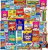 Snacks Variety Pack for Adults - 50 Count Ultimate Sampler Mixed Bars, Cookies, Chips, Candy Snacks Box for Office, Meetings, Schools & Family, Military, College Students Women Men Adult Kid Teens