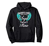 My Dad is my Guardian Angel, Daddy's Girl Daughter Pullover Hoodie