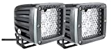 Lightforce Performance Lighting ROK40 Flood LED Utility Light Dual Row- Four 10W LED, Pair With Harness