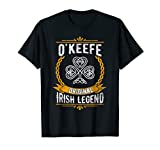 O'Keefe Irish Name Gift Vintage Ireland Family Surname T-Shirt