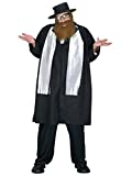 Fun World mens Funworld Adult Rabbi Costume ,Black ,X-Large