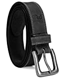 Timberland PRO Men's 38mm Boot Leather Belt, Black, 40