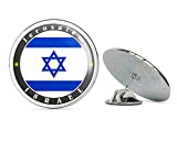 Jerusalem Israel Round Metal 0.75" Lapel Pin Hat Shirt Pin Tie Tack Pinback