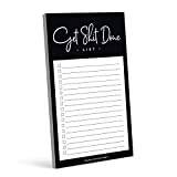 Daily To Do List Notepad, Funny tear off pad, Memo pad for shopping lists, reminders and appointments, 4.5 x 7.5 inches, 50 sheets, MADE IN THE USA