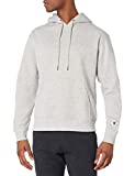 Champion Men's Powerblend Pullover Hoodie, Oxford Gray, Large