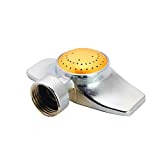 SYOOY 360 Degree Metal Spot Sprinkler,Circle Pattern Sprinkler with Gentle Water Flow for Small Medium Area Watering Outdoor Garden Yard Lawn