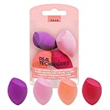 Real Techniques Mini Miracle Complexion Sponge Makeup Blender, Beauty Sponge For Touch Ups, Professional Makeup Tool, Cruelty Free, Latex Free, Perfect For Travel or On The Go, 4 Count