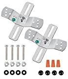 Light Fixture Mounting Bracket,4" Universal Crossbar,Mount Bracket Light Crossbar with Screws and Nuts,Rotatable and Fixed.Used for Pendant Lamps,Wall Lamps and Living Room Lamps,2 Pack.