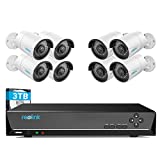 REOLINK 4MP 16CH PoE Security Camera System, 8pcs Wired 1440P IP Security Camera with Person Vehicle Detection for Indoor Outdoor, Night Vision, 4K NVR with 4TB HDD for 24-7 Recording RLK16-410B8