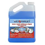 Wet & Forget Moss, Mold, Mildew, & Algae Stain Remover Multi-Surface Outdoor Cleaner Concentrate, Original, 128 Fluid Ounces