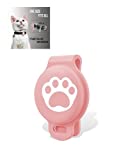 Case for Apple AirTag Pet Tracker Pet Anti-Lost Finder Dog Cat Collar Accessories Backpacks Cameras Purses Bicycles Suitcases Travel Accessories (Pink), 2.24x1.46x0.6 inch