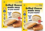 Toastabags - Easy Grilled Cheese in a Toaster - 2 Count, 2 Pack - 4 Toastabags Total - Makes 200 Sandwiches