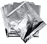 Foil Hamburger Wrappers - 100 ct. - Grease resistant Hamburger Bags keep your Cheeseburgers and Sandwiches Hot and your Guests and Customers Hands Clean.