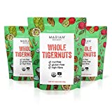 Mariam Goods Tigernuts Whole – 16oz (3-Pack) Organic Tigernuts - All-Natural Sun-dried Tigernuts – Rich in Nutrients, High Fiber Content - Organic Certified Large Tigernuts, Nut-free, Paleo, Non-GMO