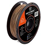 HATCHBOX PLA 3D Printer Filament, Dimensional Accuracy +/- 0.03 mm, 1 kg Spool, 1.75 mm, Copper