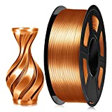 PLA Silk Filament 1.75mm, JAYO 3D Printer Filament 1KG Shiny Silky Shine Metallic PLA, Silk Copper