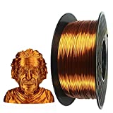 Silk Copper PLA 3D Printer Filament 1.75 mm 1KG 2.2LBS Spool 3D Printing Material Shine Silky Shiny Metallic Metal Red Purple Copper PLA Filament CC3D